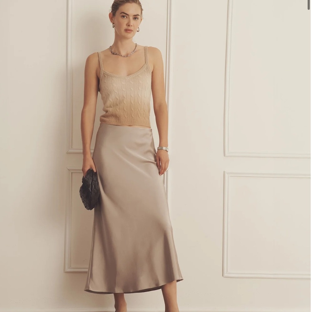 NAADAM cashmere dip dye tank